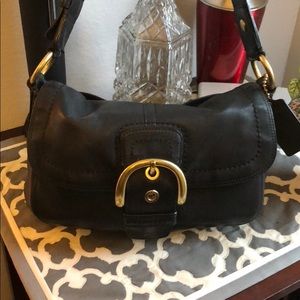 Black Leather Coach Purse